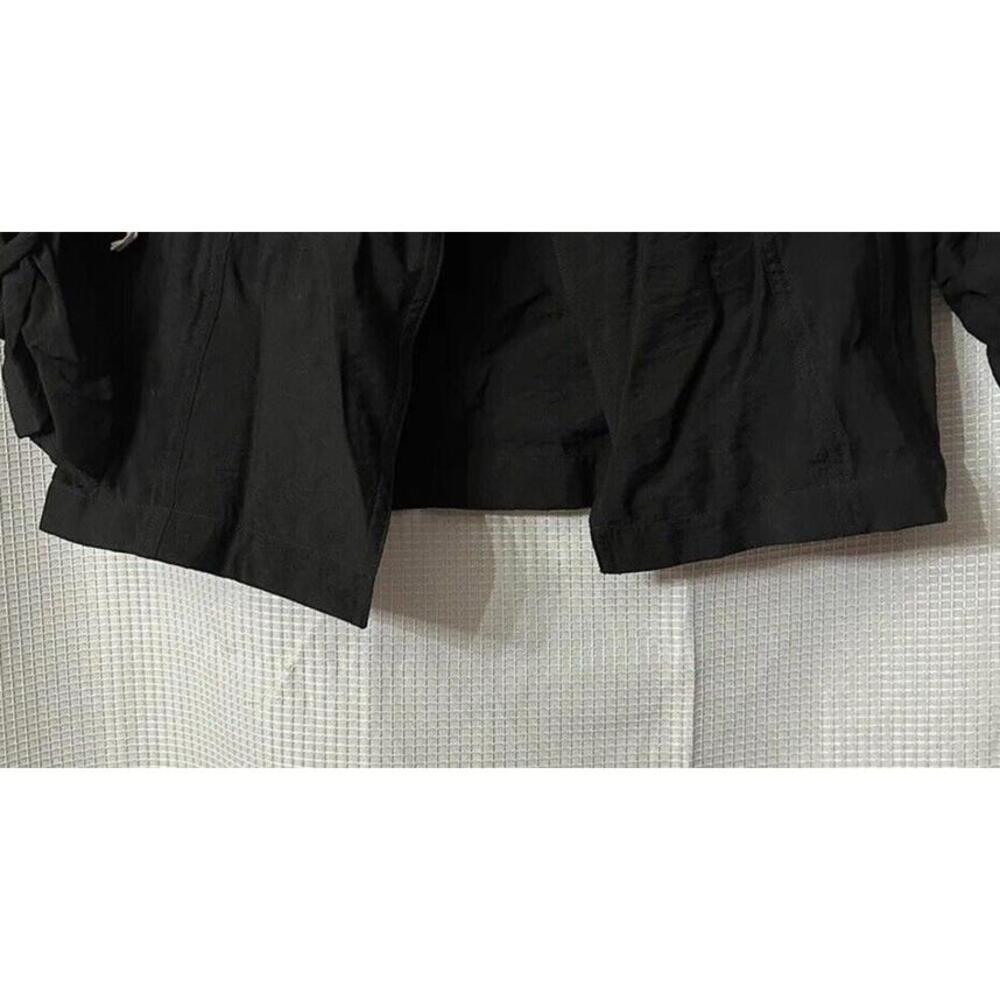 NWT Chicos Womens Long Sleeve Black Open Front Moto Jacket Lightweight Size 0 - Picture 4 of 12